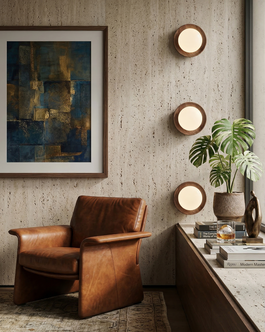 Applique murale Fikuko – bois naturel – Lumsky