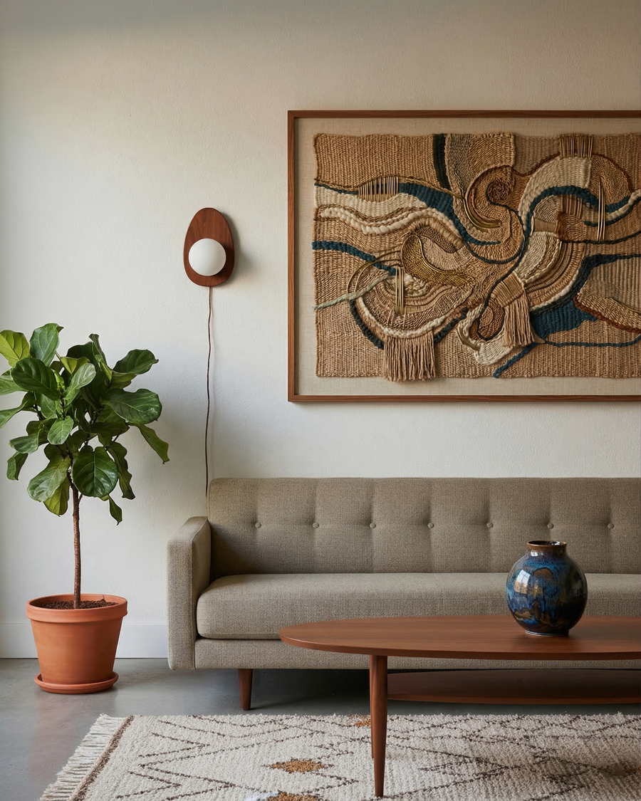 Applique murale Besa – bois naturel – Lumsky