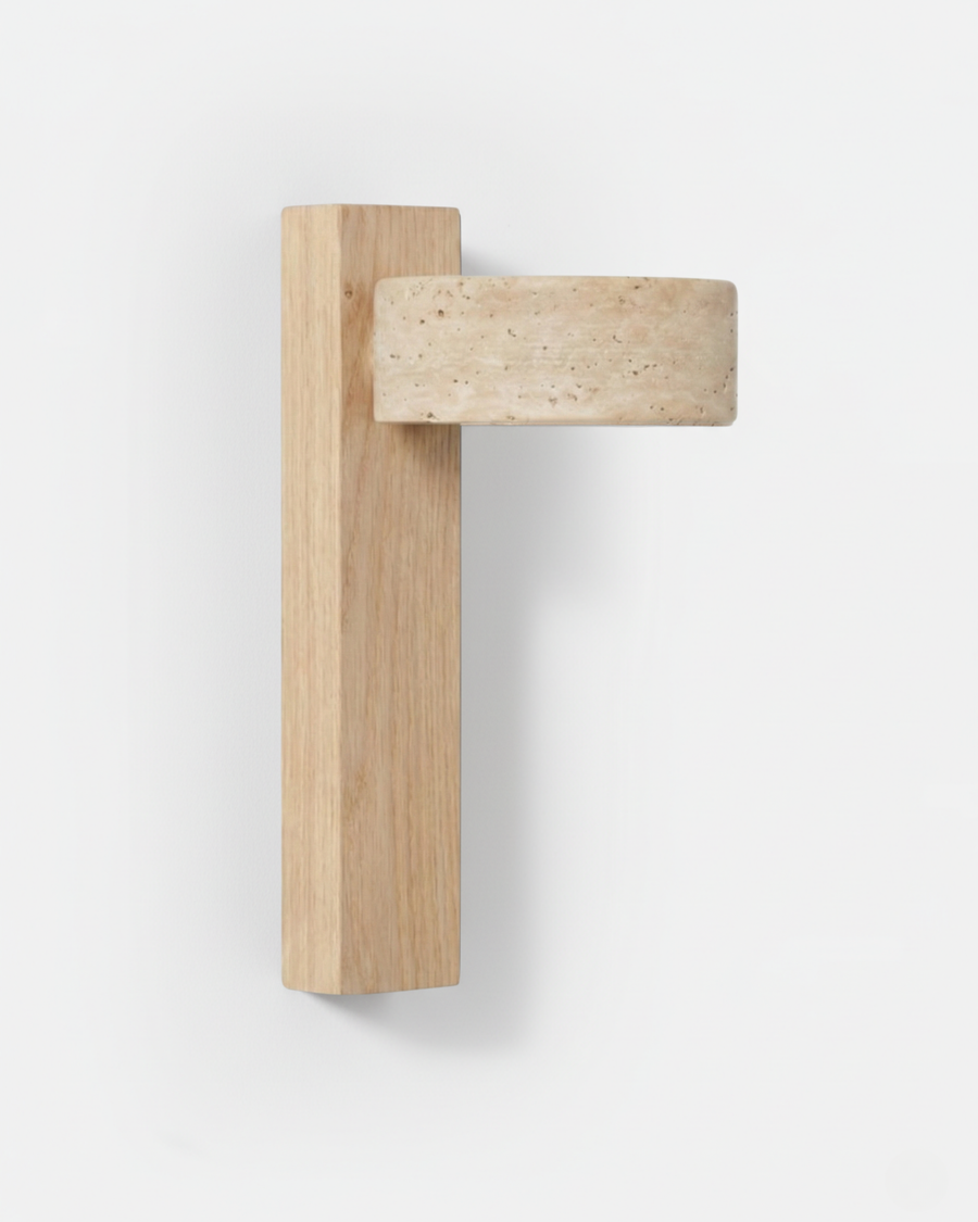 Applique murale Rarep – bois naturel – Lumsky