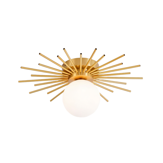 Plafonnier Ronda – laiton LED – Lumsky
