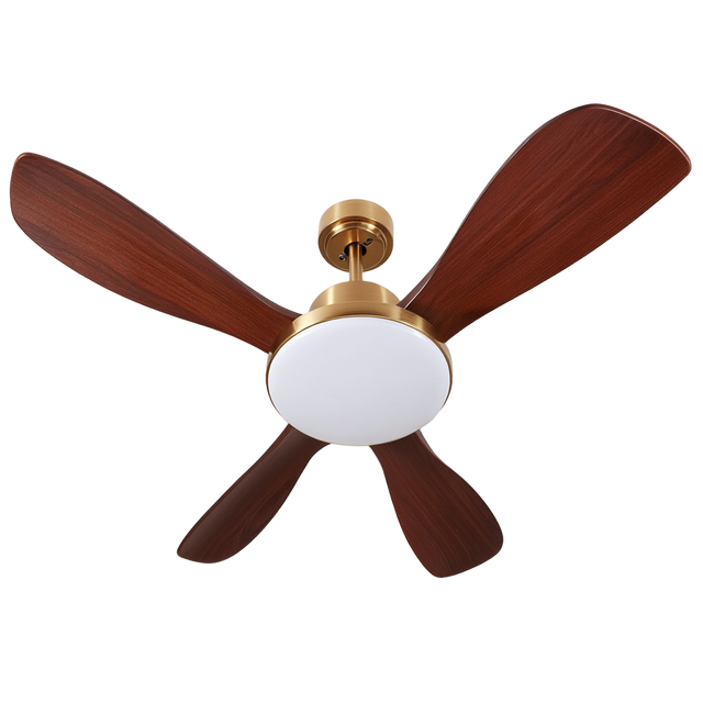 Ventilateur de plafond Vara – LED mid-century – Lumsky