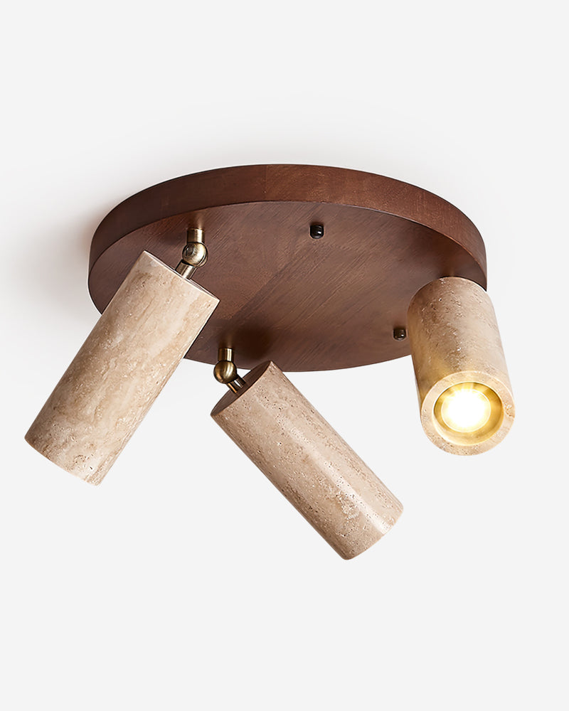 Plafonnier Bubili – bois naturel – Lumsky