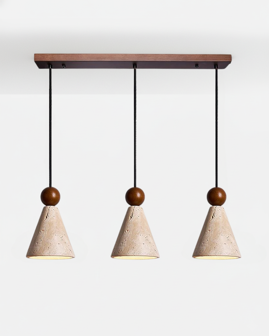 Suspension Ecim – travertin naturel – Lumsky