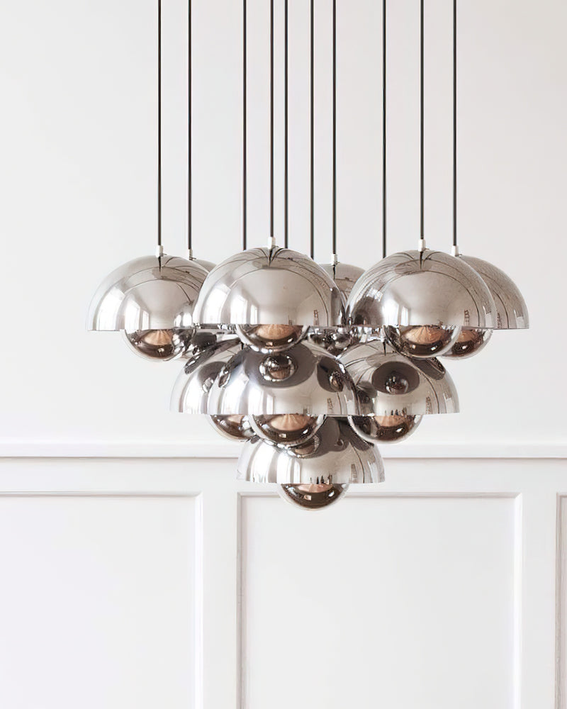 Suspension Itago – aluminium sculpté, nuancier de finitions mates – Lumsky