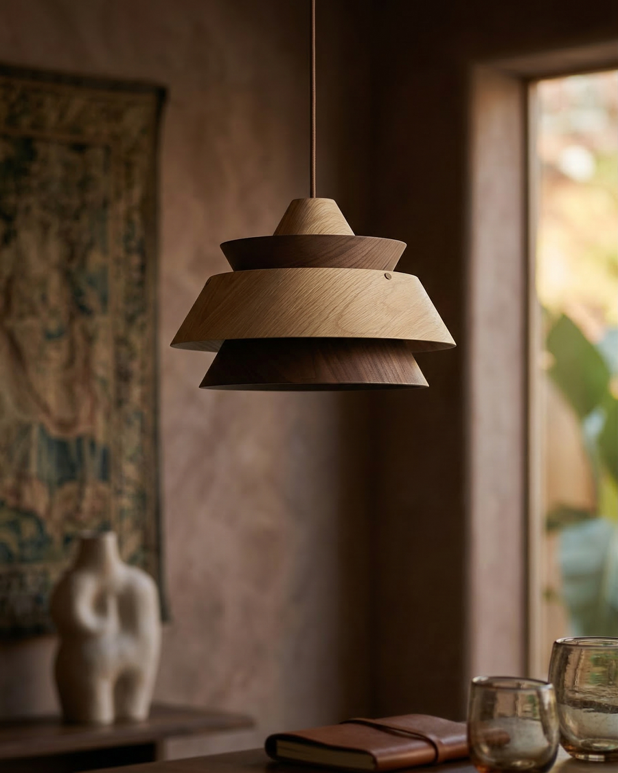 Suspension Onar – bois naturel – Lumsky