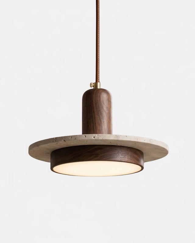 Suspension Lumil – bois naturel – Lumsky