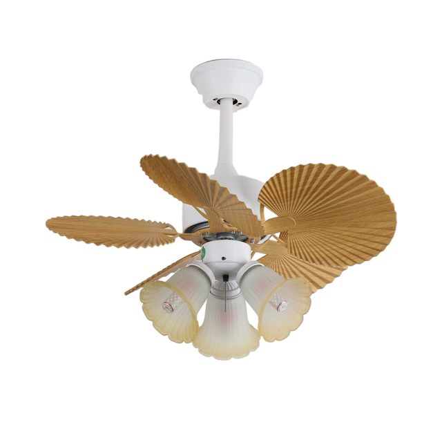 Ventilateur de plafond Vinda – pales feuilles de palmier – Lumsky