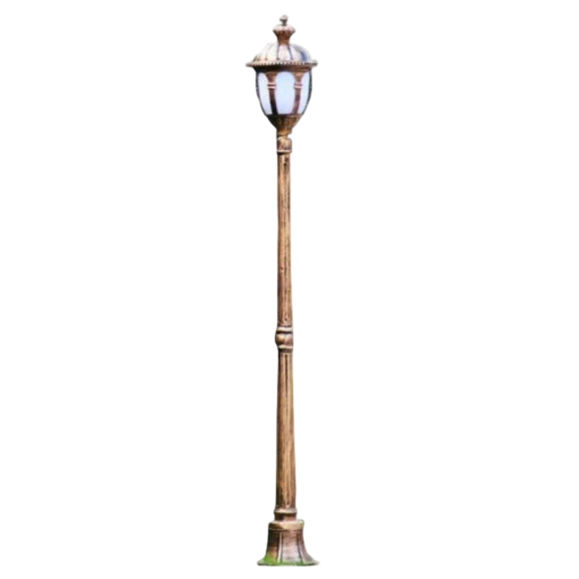 Lampadaire Rasa – LED extérieur, lumière chaude – Lumsky