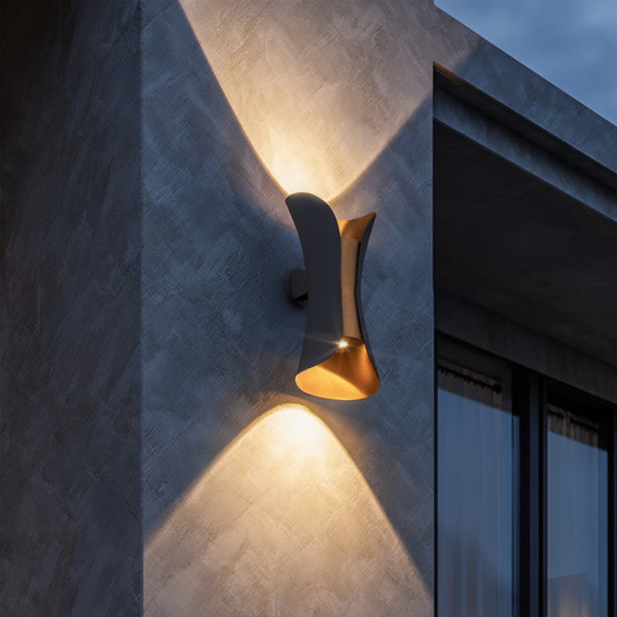 Arden Wall Light – outdoor LED aluminium – Lumsky