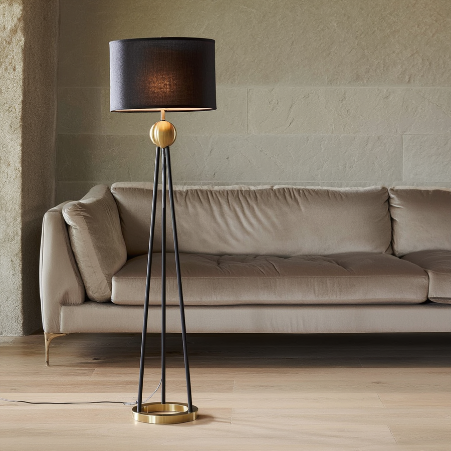 Lampadaire Pola – LED, style intemporel – Lumsky