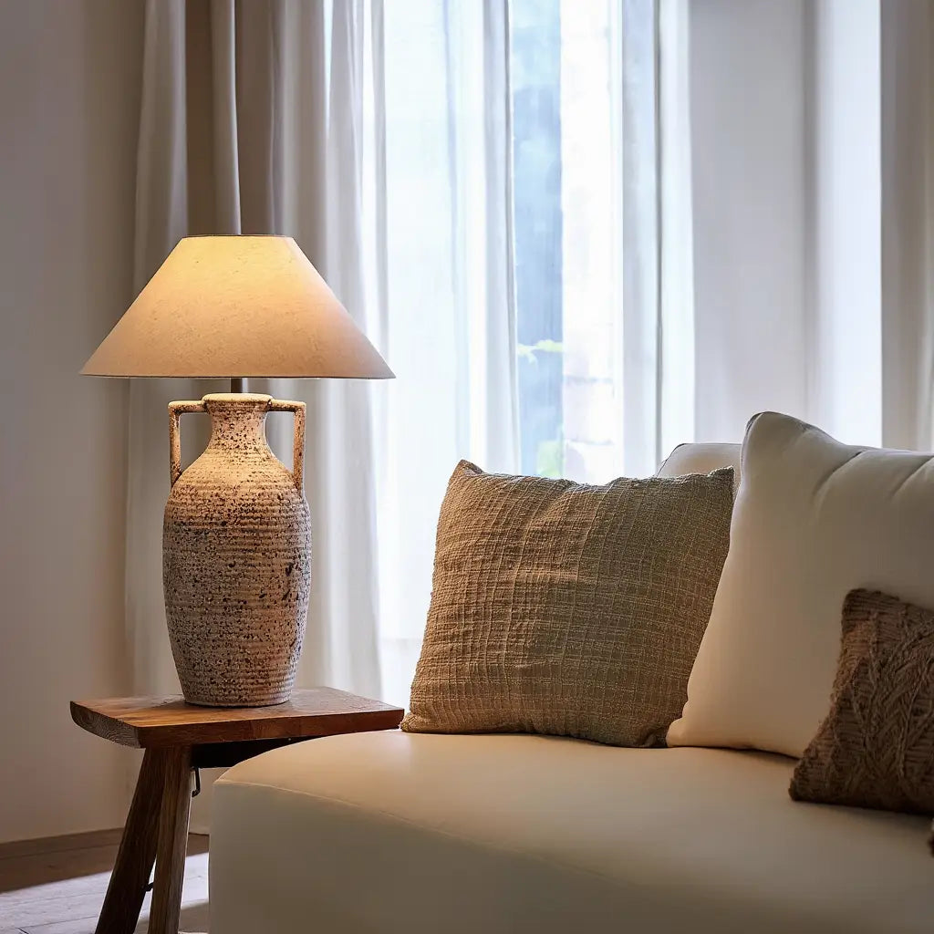 Céramique Élégante | Lampe de Table en Céramique pour un Éclairage Ambiant Lumsky