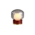 Verrelum | Élégante Lampe de Table Moderne en Verre Fumé pour Intérieur Lumsky