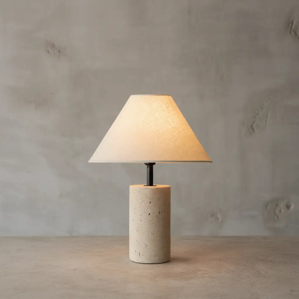 MarbleGlow | Élégante Lampe de Table  en Marbre Lumsky
