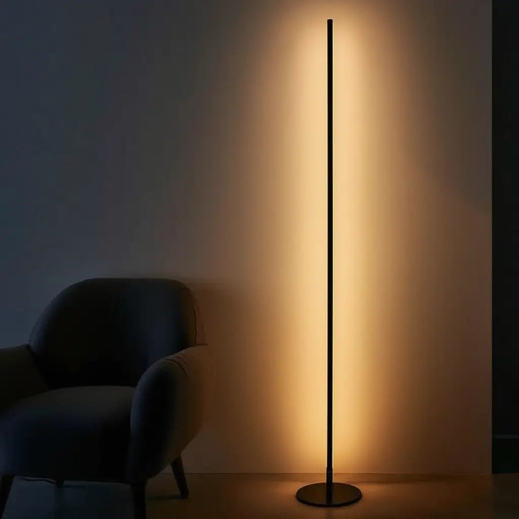 LumineuxDesign | Élégant Lampadaire LED Moderne à Intensité Variable Lumsky