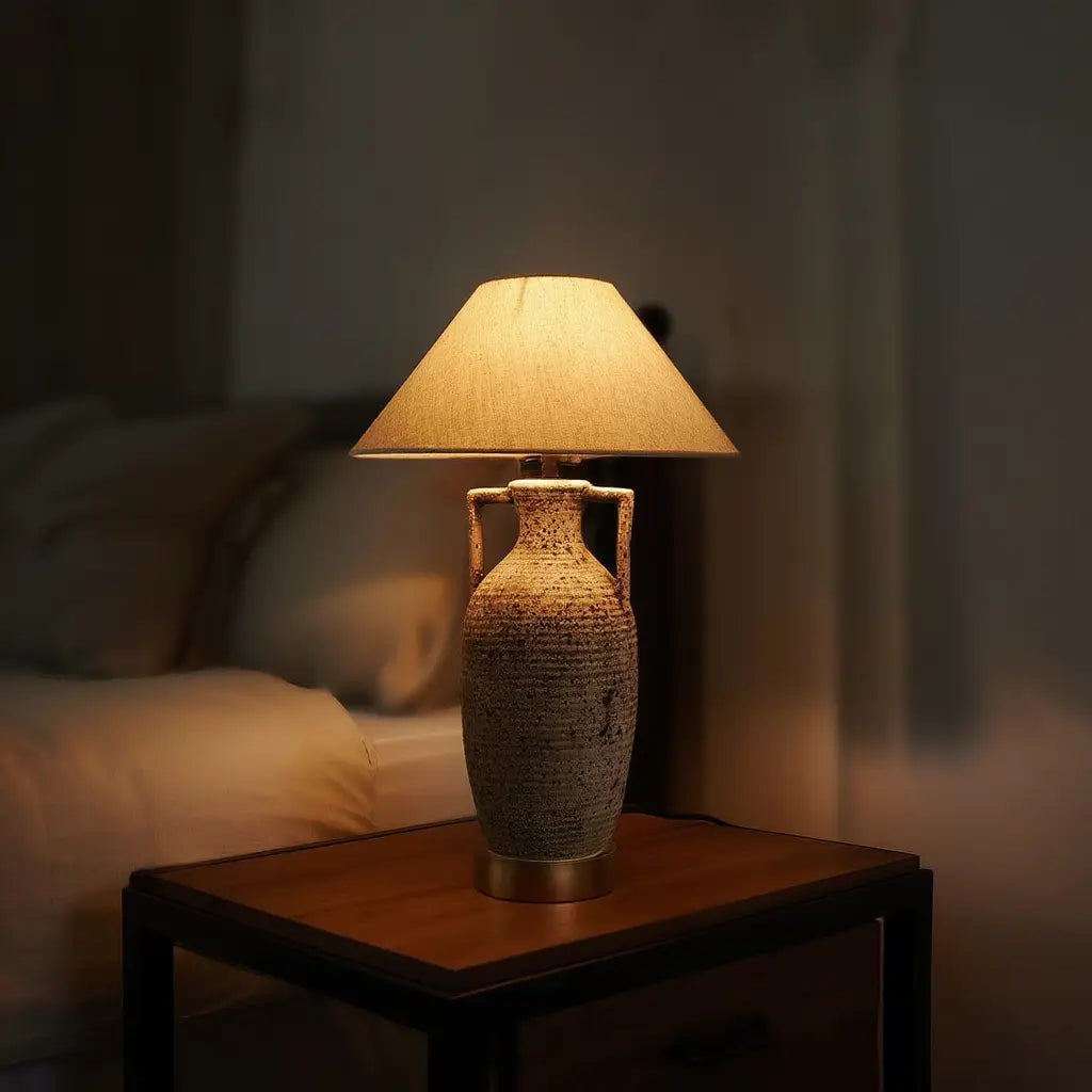 Céramique Élégante | Lampe de Table en Céramique pour un Éclairage Ambiant Lumsky