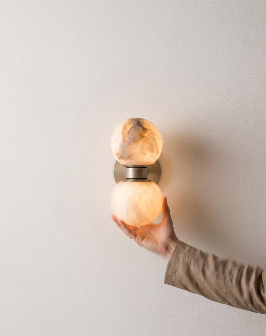 Vobof Wall Light – genuine alabaster – Lumsky