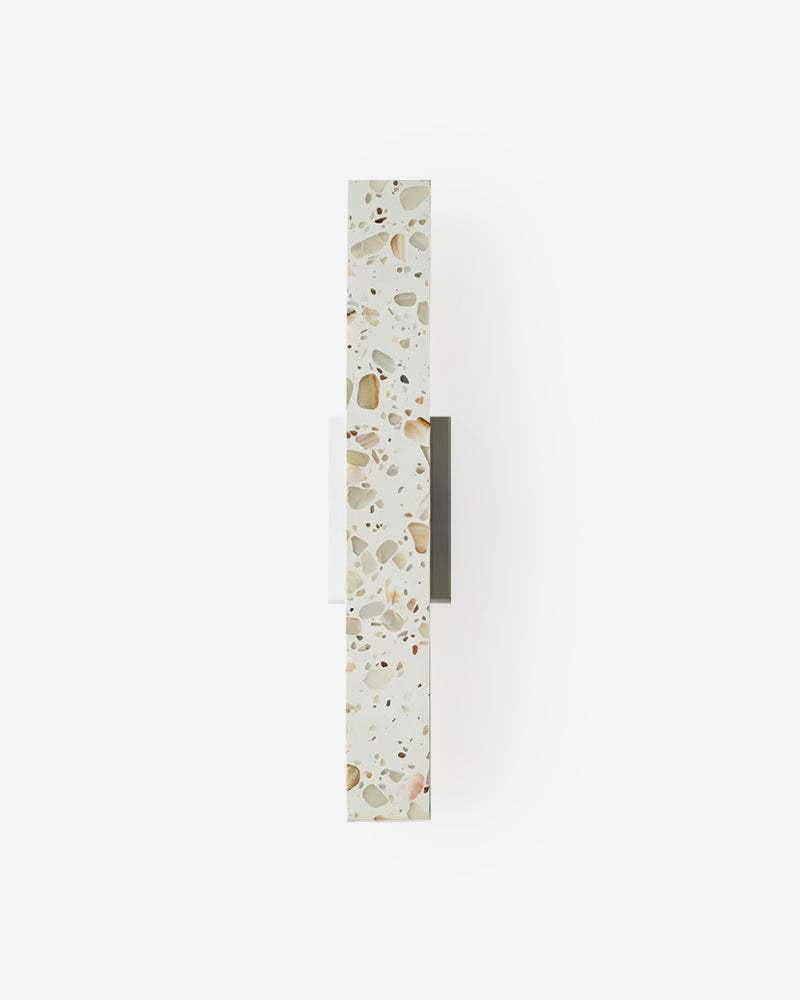 Applique murale Ipapo – terrazzo véritable et métal de précision – Lumsky