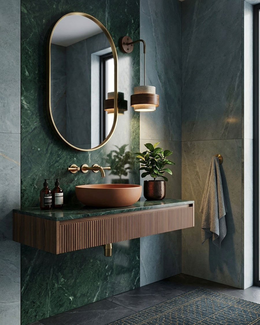 Applique murale Ralar – travertin naturel – Lumsky