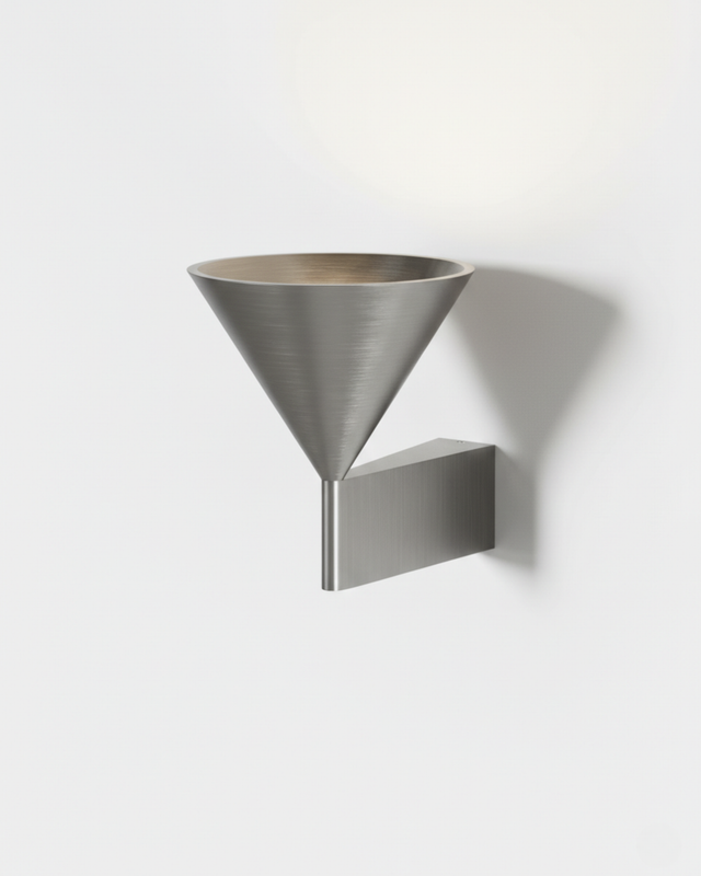 Applique murale Itagu – aluminium massif brossé – Lumsky