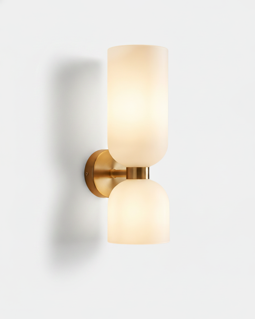 Megir Wall Light – gold or black – Lumsky
