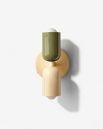 Beige & Vert