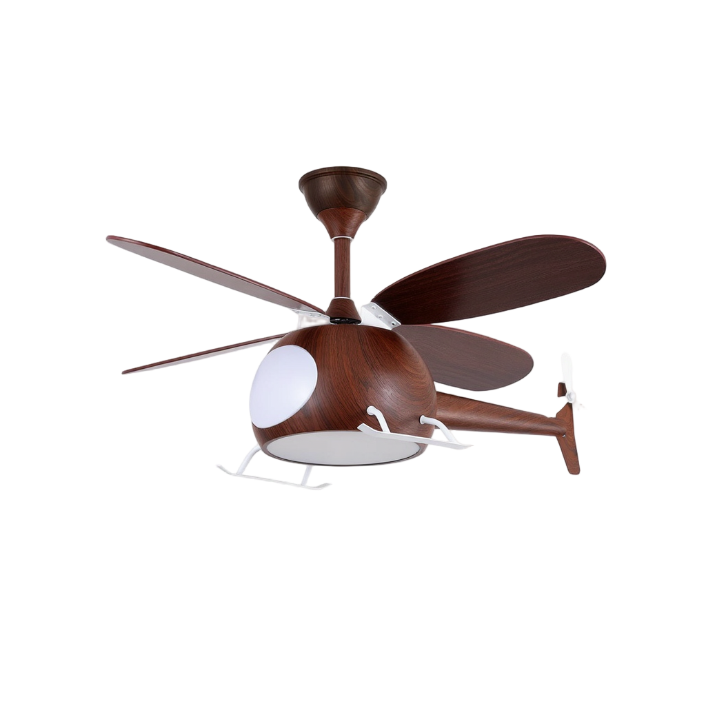 Ventilateur Plafond Élégant avec Éclairage LED Intégré | Ambiance Chaleureuse pour Intérieurs Modernes 1