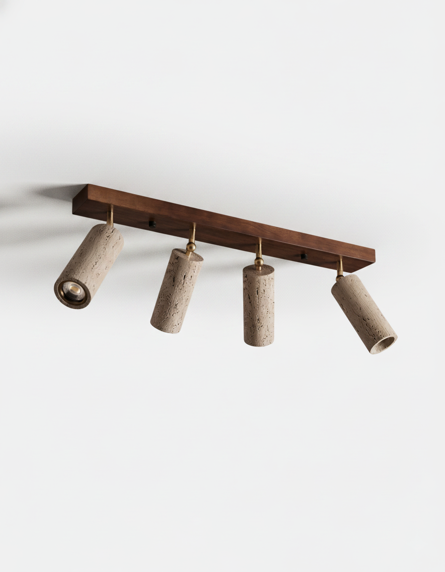 Plafonnier Leve – bois naturel – Lumsky