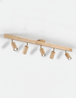5 spots / Light Wood