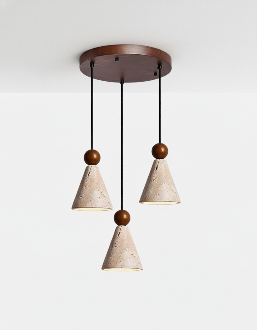 Suspension Ecim – travertin naturel – Lumsky