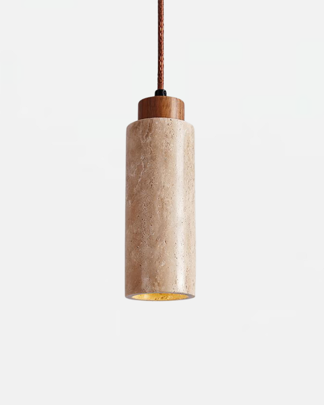 Suspension Esoki – travertin naturel – Lumsky