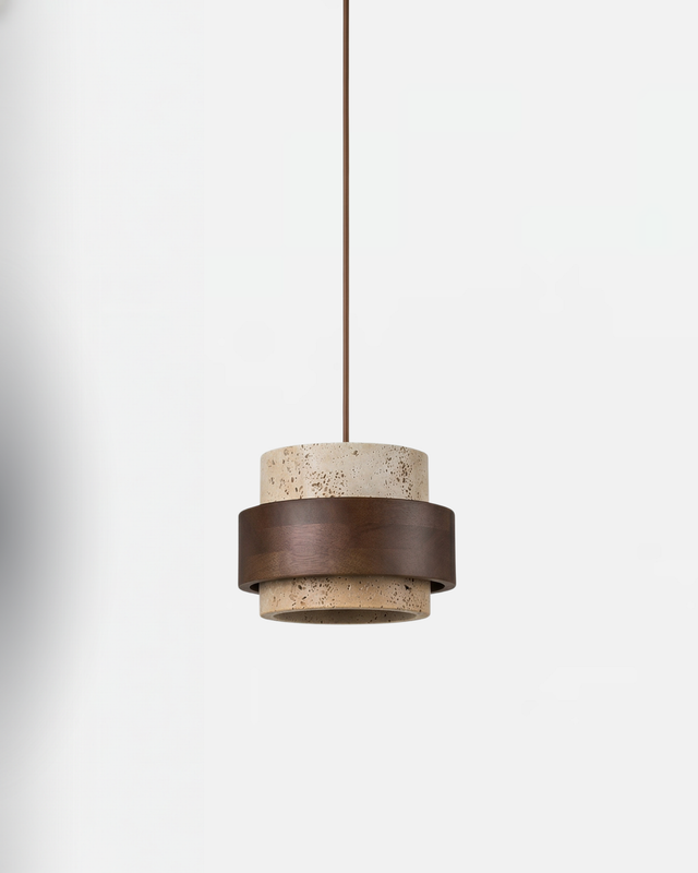 Suspension Cebe – travertin naturel – Lumsky