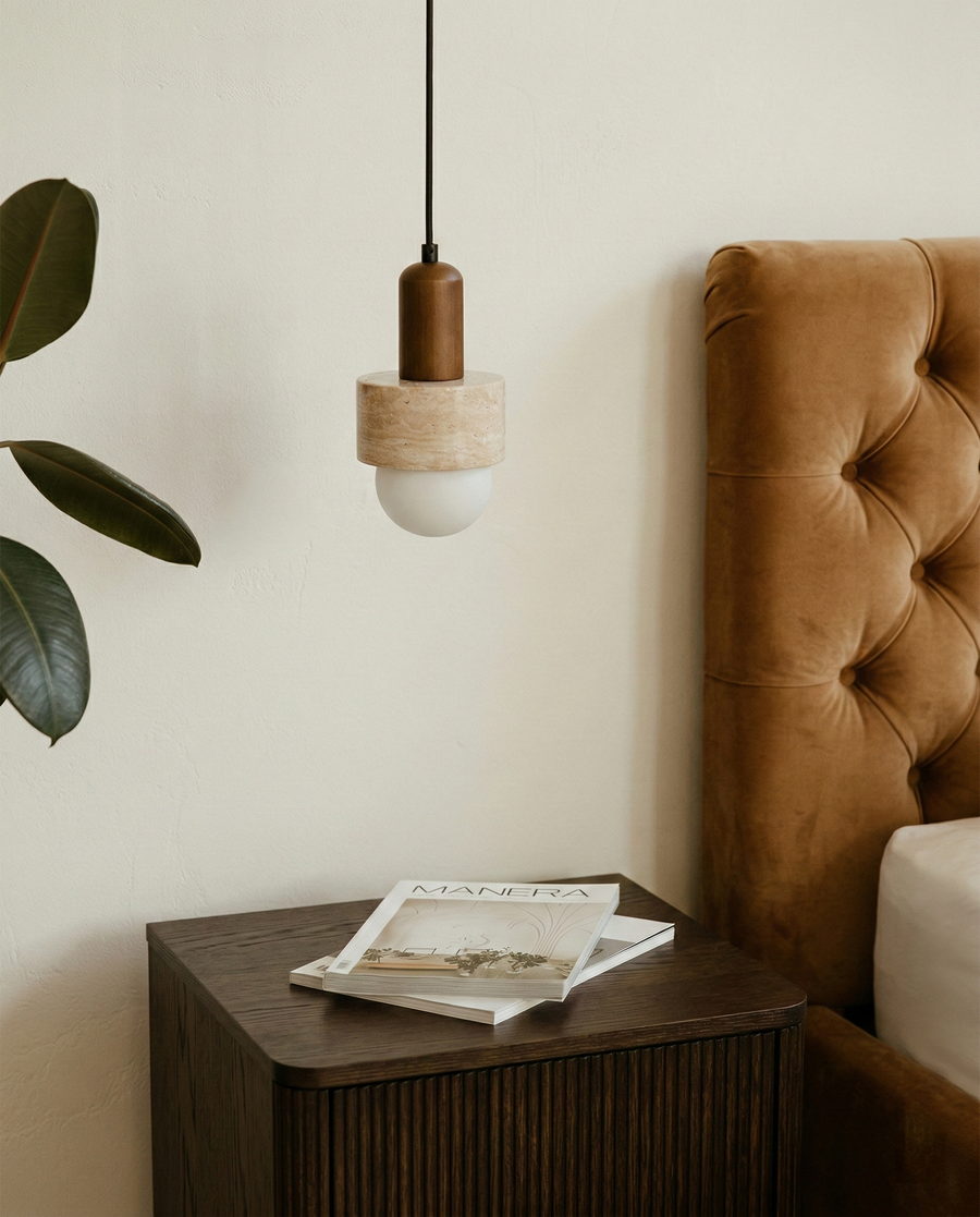 Suspension Kicar – travertin naturel – Lumsky