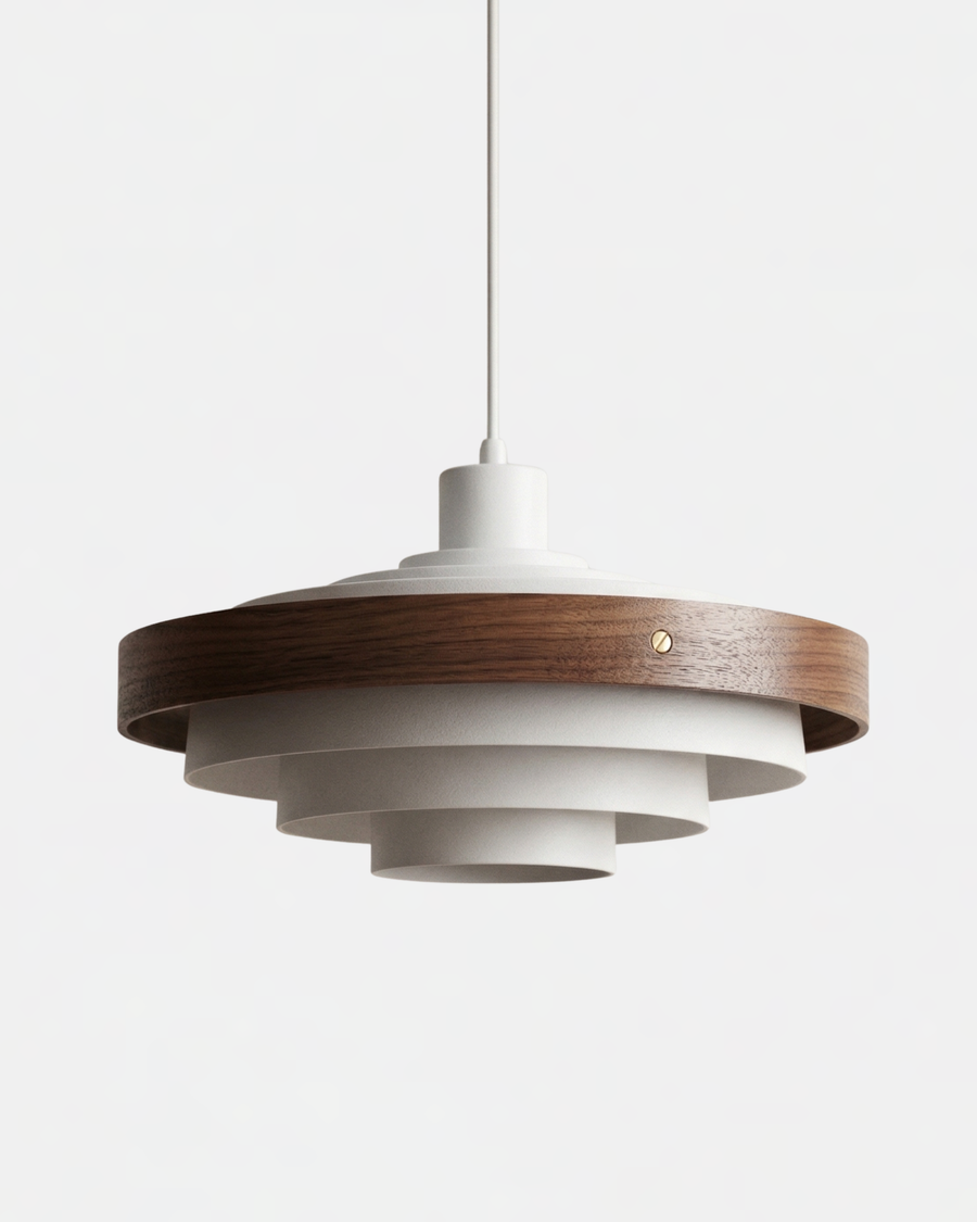Suspension Nola – métal & bois – Lumsky