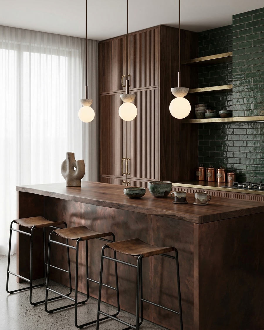 Suspension Pinesu – bois naturel – Lumsky