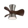 Vela | Ventilateur de Plafond en Métal avec Éclairage Doux | Design Élégant pour Ambiance Chaleureuse 1