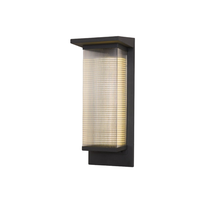 Applique murale extérieure Onda – acier mat LED – Lumsky