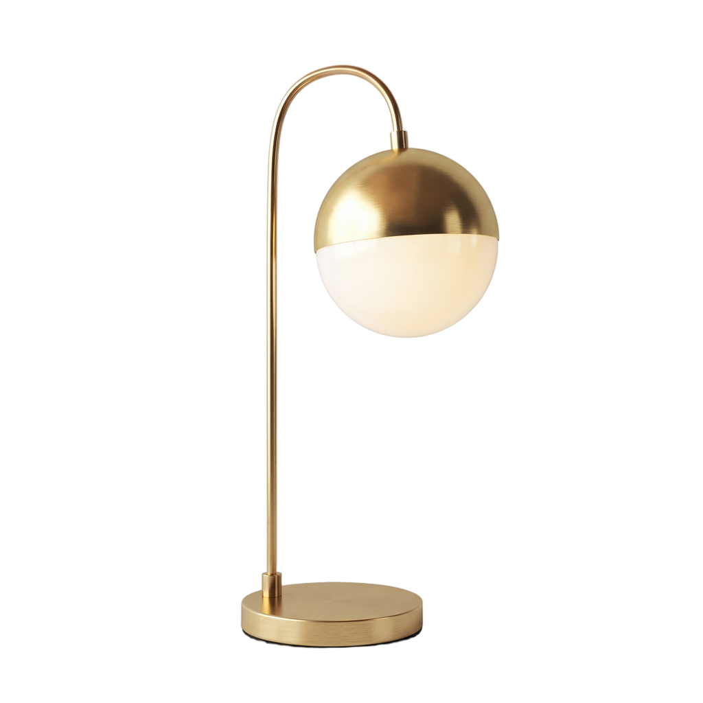 Lunelle | Lampe de Table en Verre avec Finition Soignée | Éclairage Ambiant pour Intérieur Contemporain 1