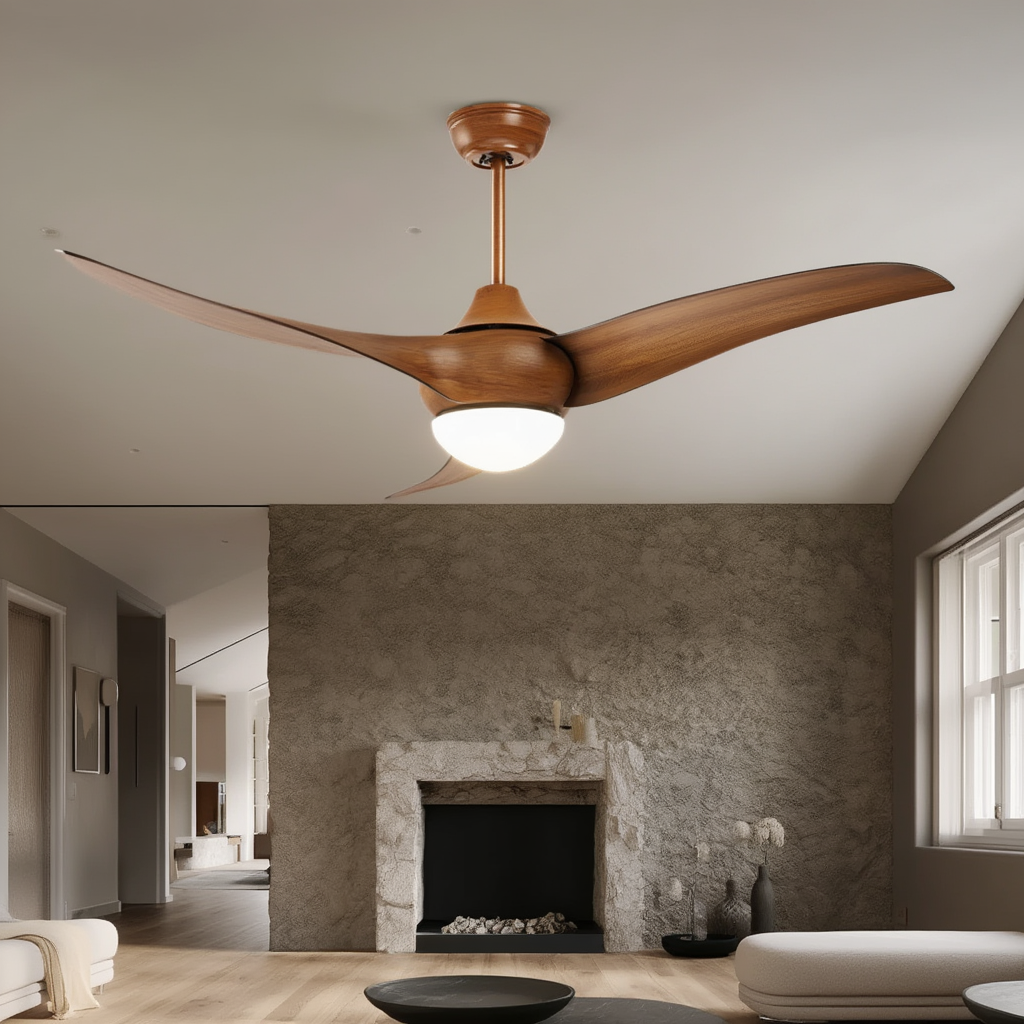 Ventilateur Plafond Silencieux avec Éclairage LED Intégré | Ambiance Élégante pour Salon et Chambre 2