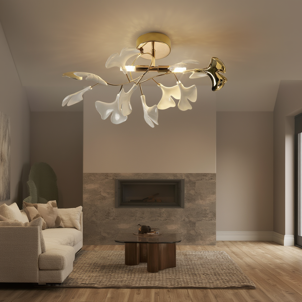 Prysm26 | Plafonnier LED avec Finition Mat et Design Élégant | Éclairage Ambiance Chaleureuse 2