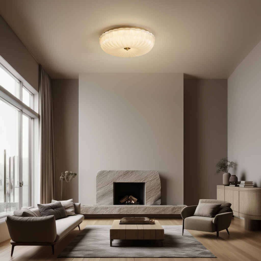 Prysm6 | Plafonnier LED avec Finition Élégante | Éclairage Ambiant pour Intérieur et Extérieur 2