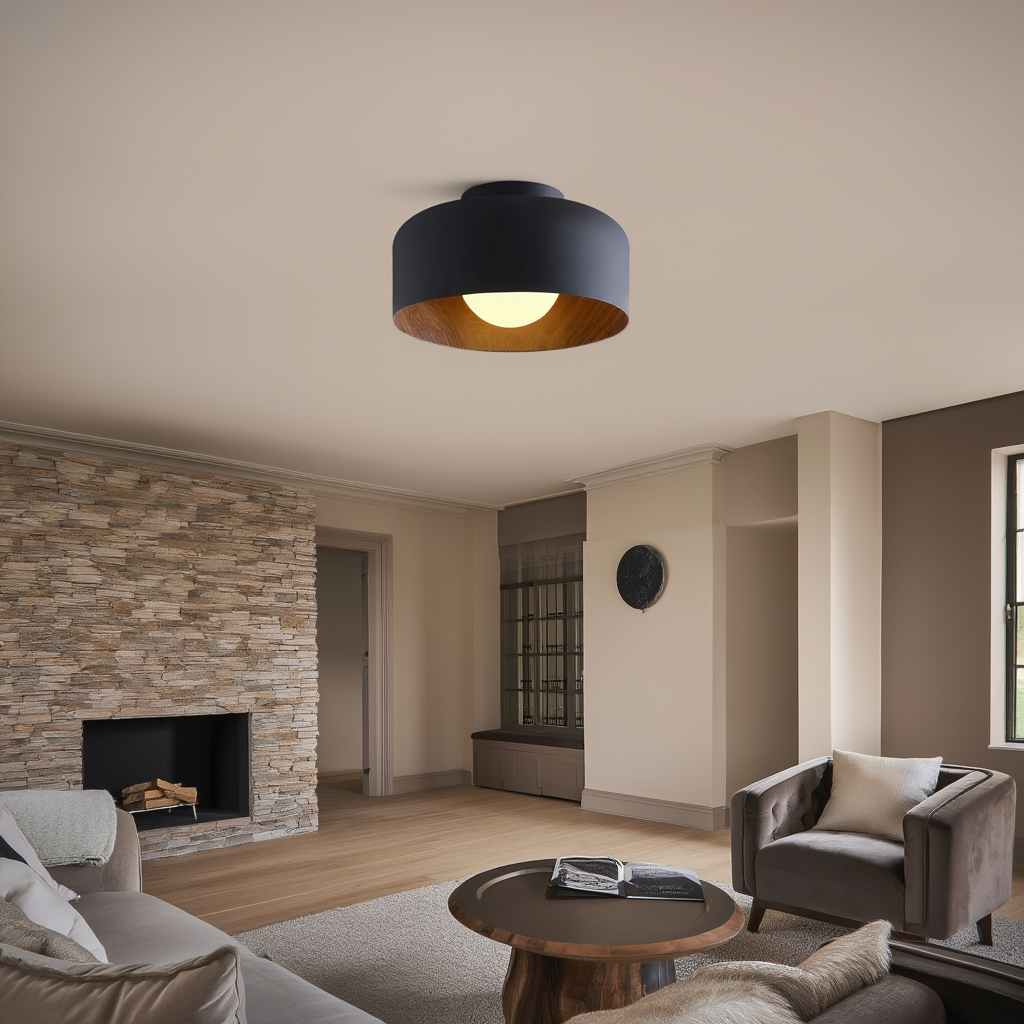 Prysm9 | Plafonnier LED Sculptural avec Finition Premium | Éclairage Doux pour Ambiance Chaleureuse 2