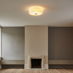 Luminaires Contemporains | Plafonnier LED Sculptural avec Finition Premium | Éclairage Doux pour Ambiance Chaleureuse 2