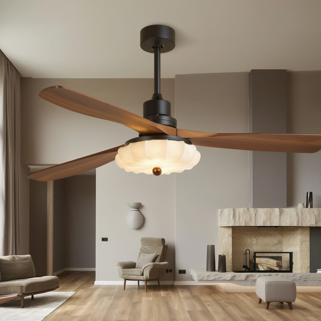 Vesper | Ventilateur de Plafond avec Éclairage LED Intégré pour Ambiance Chaleureuse 2