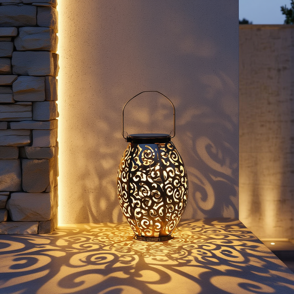 Lumen21 | Lanterne Solaire avec Design Épuré | Éclairage Ambiance pour Extérieur 2