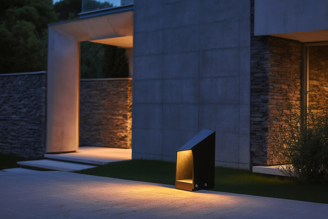 Boreal Borne | Eclairage LED Minimaliste avec Finition Premium | Ambiance Chaleureuse pour Espaces Extérieurs 2