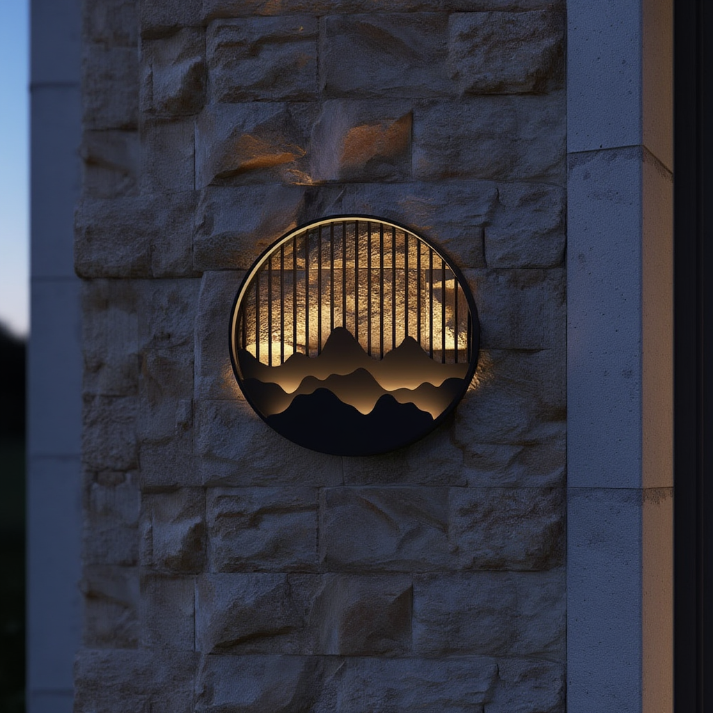 Lumen28 | Lampe LED d'Ambiance avec Design Sculptural | Éclairage Doux pour Extérieur 2