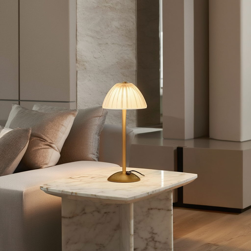 Lysandra | Lampe de Table LED avec Finition Soignée | Éclairage Ambiant pour Intérieur Contemporain 2