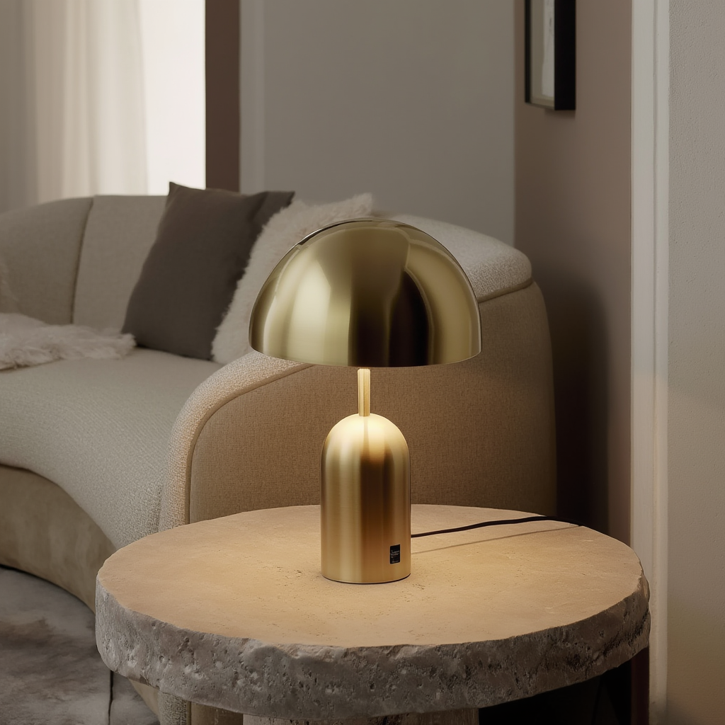 Lumina | Lampe de Table en Métal avec Finition Soignée | Éclairage Ambiance pour Intérieur Contemporain 2