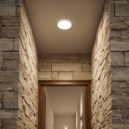 Prysm19 | Plafonnier LED avec Finition en Bois pour une Ambiance Chaleureuse 3