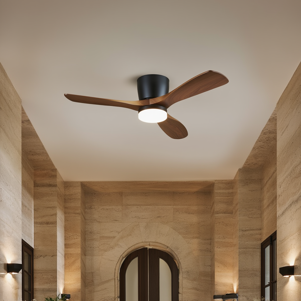 Ventilateur Plafond Silencieux avec Éclairage LED | Ambiance Chaleureuse pour Confort Optimal 3